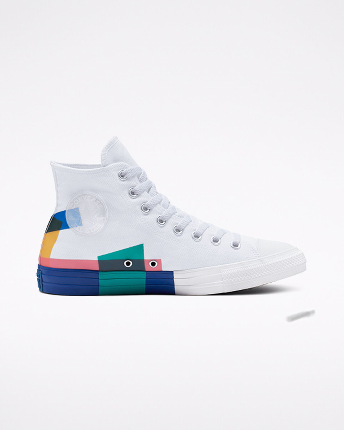 Women\'s Converse Chuck Taylor All Star Space Racer High Top Sneakers White/Blue/Red | Australia-09674