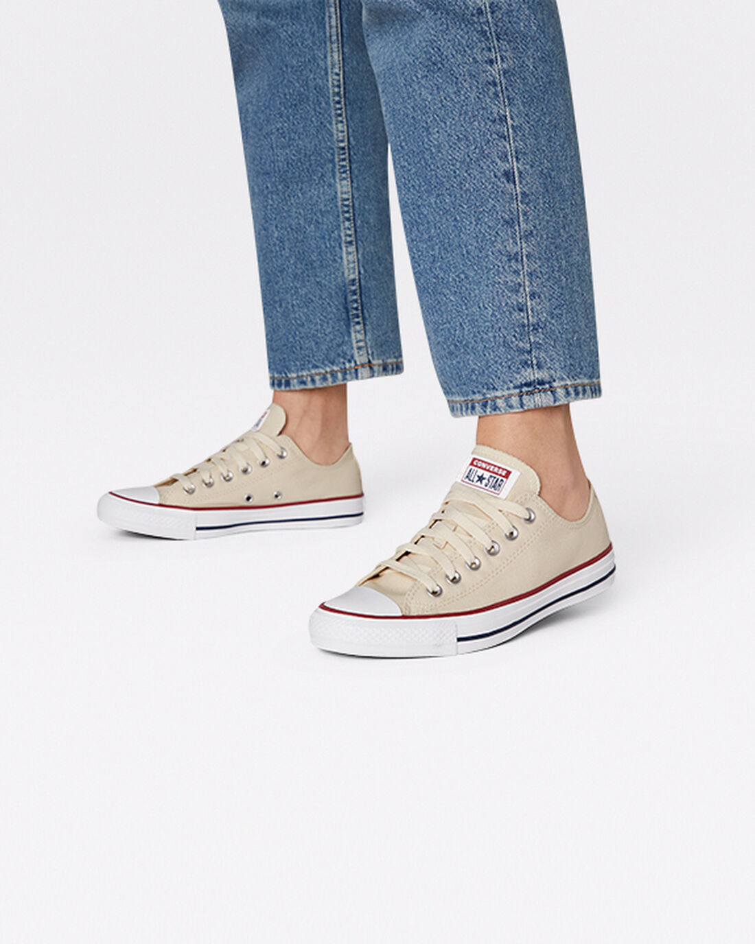 Women's Converse Chuck Taylor All Star Sneakers Beige White | Australia-25463