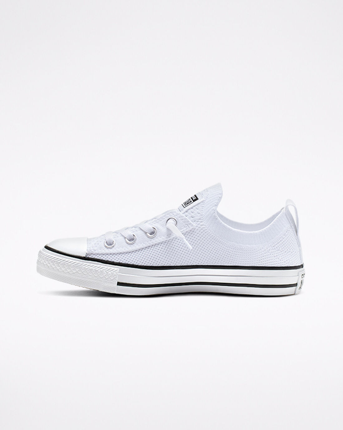 Women's Converse Chuck Taylor All Star Shoreline Knit Sneakers White/Black/White | Australia-87652