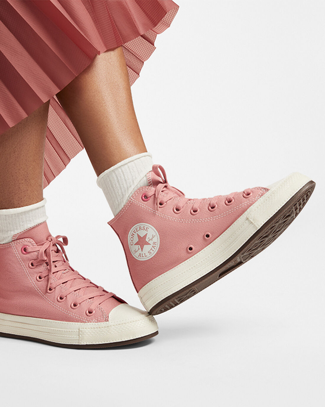 Women's Converse Chuck Taylor All Star Tonal Canvas High Top Sneakers Pink | Australia-94280