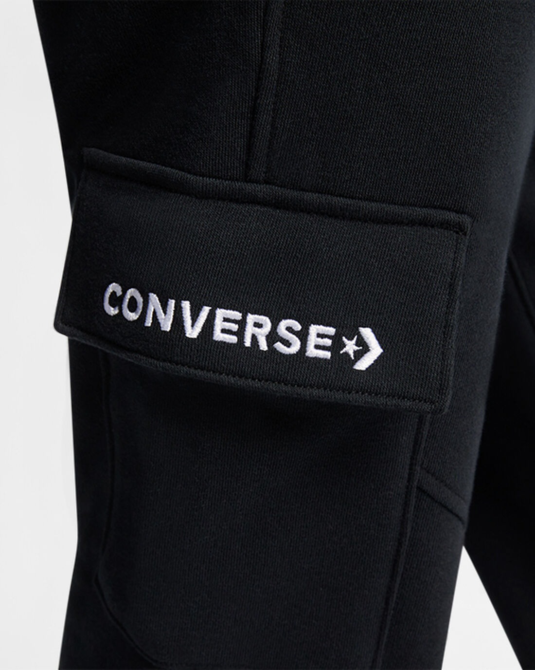 Women's Converse Classic Fit Cargo Jogger Pants Black | Australia-19287