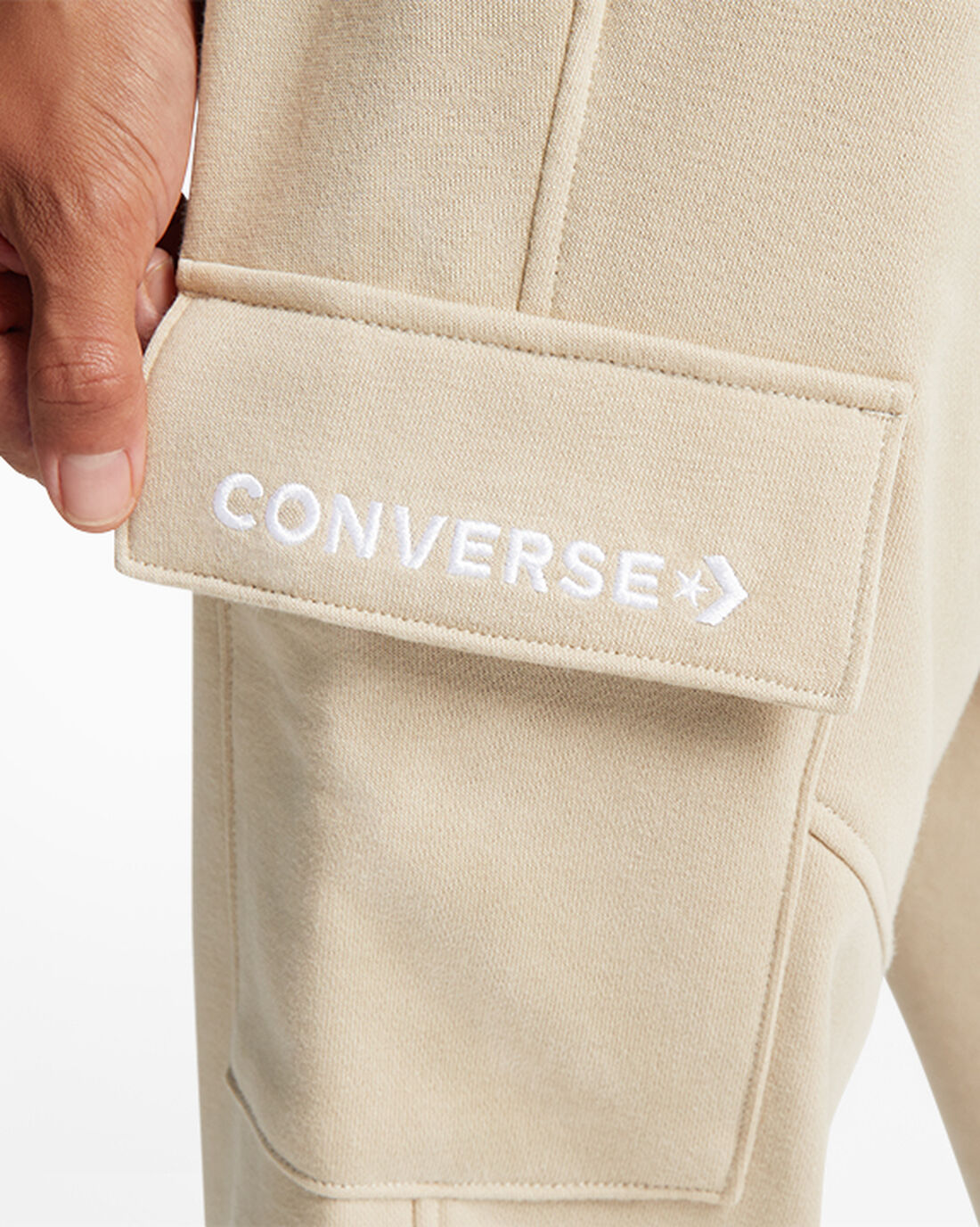 Women's Converse Classic Fit Cargo Jogger Pants Grey | Australia-28750