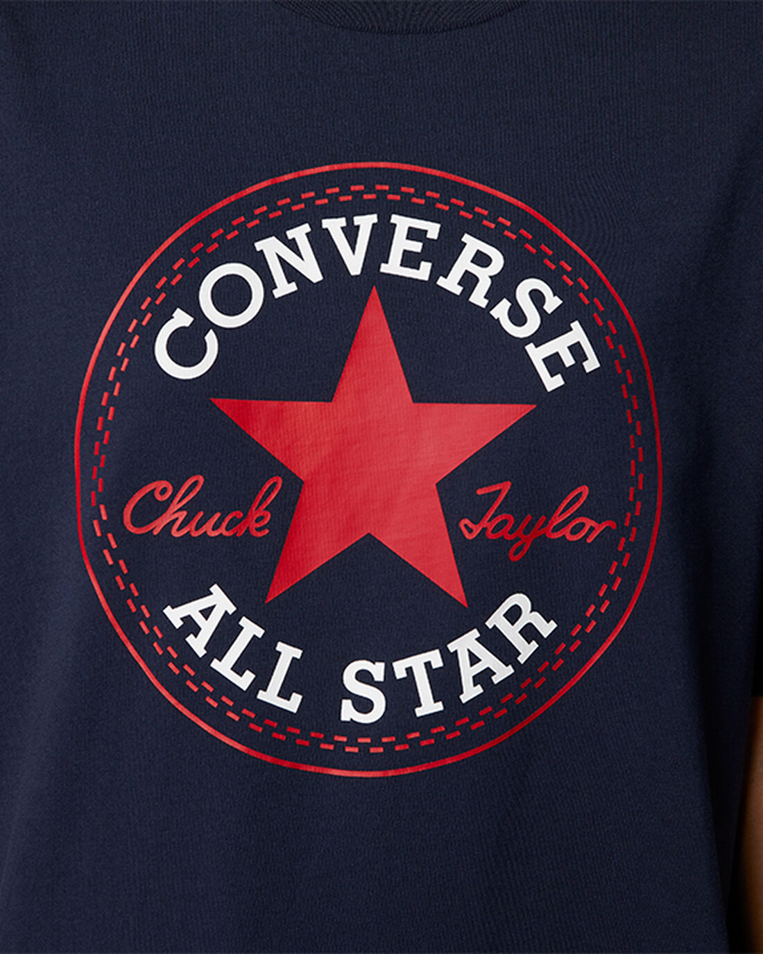 Women's Converse Go-To All Star Patch Standard Fit T-Shirts Obsidian | Australia-62718