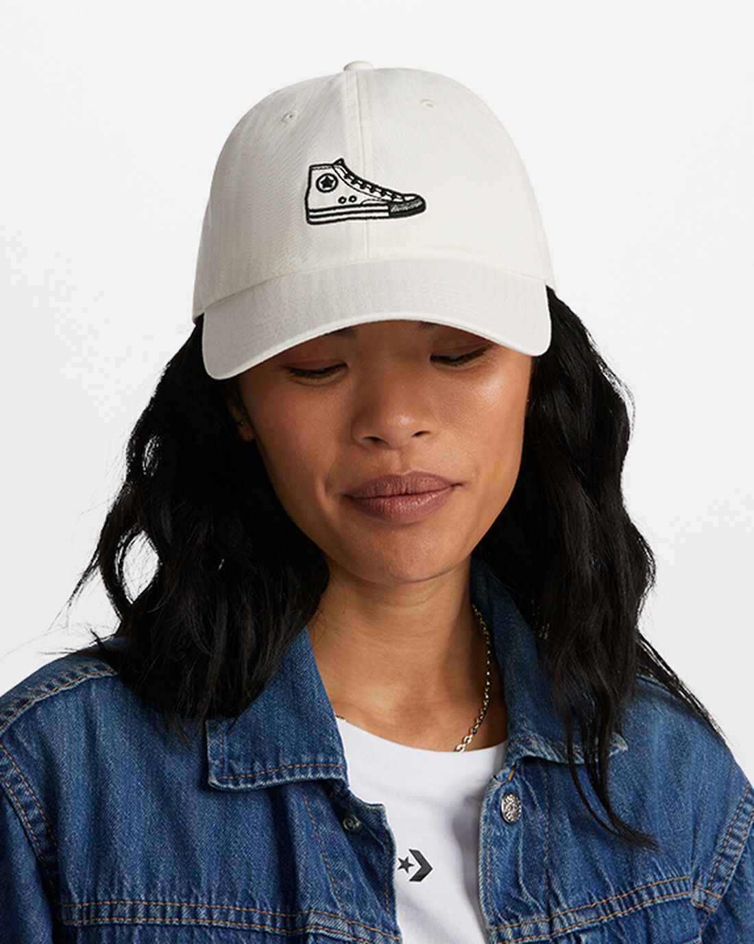 Women's Converse High-Top Sneaker Patch Baseball Hats Beige | Australia-69278