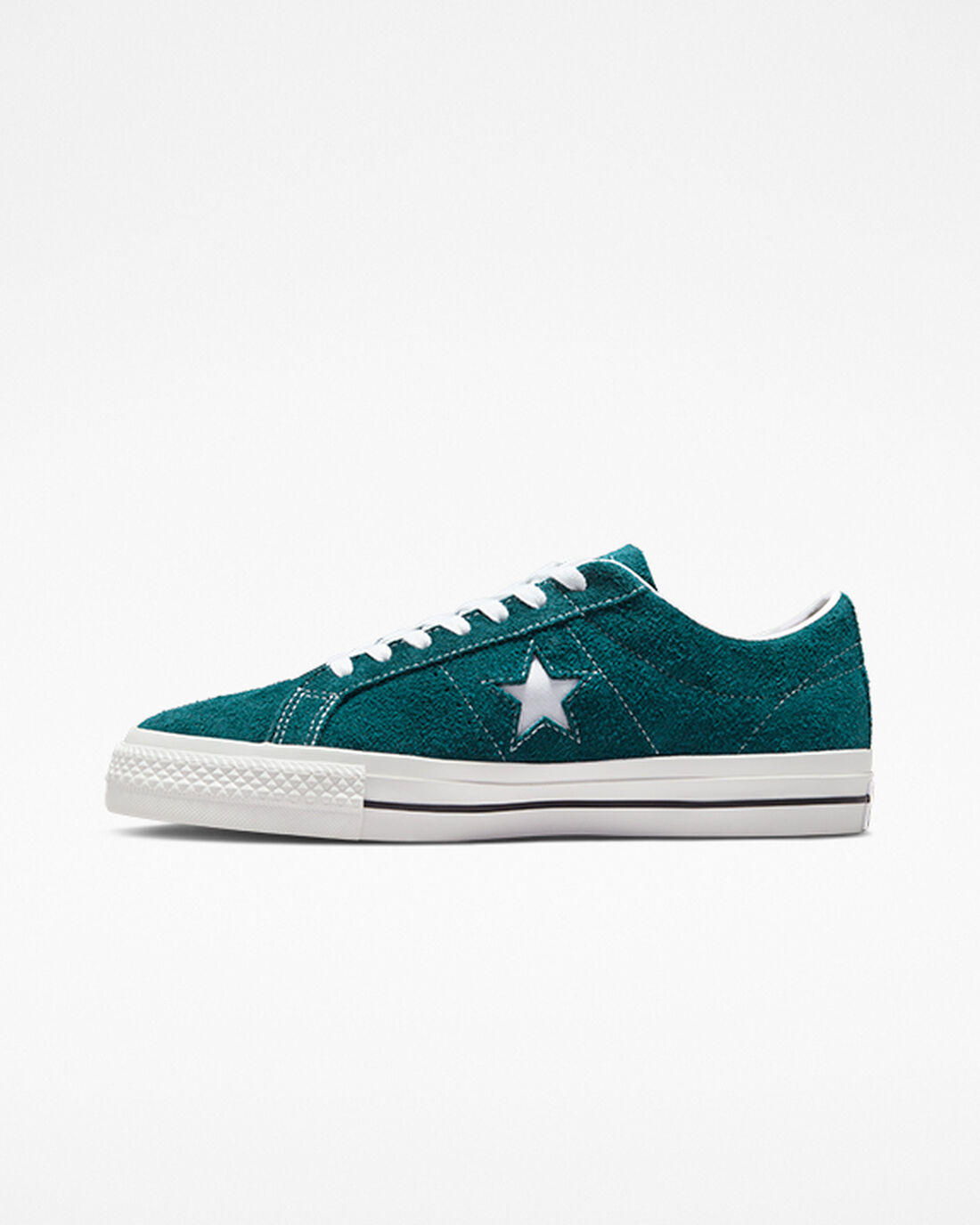 Women's Converse One Star Pro Vintage Suede Skate Shoes Green/Black/White | Australia-47359