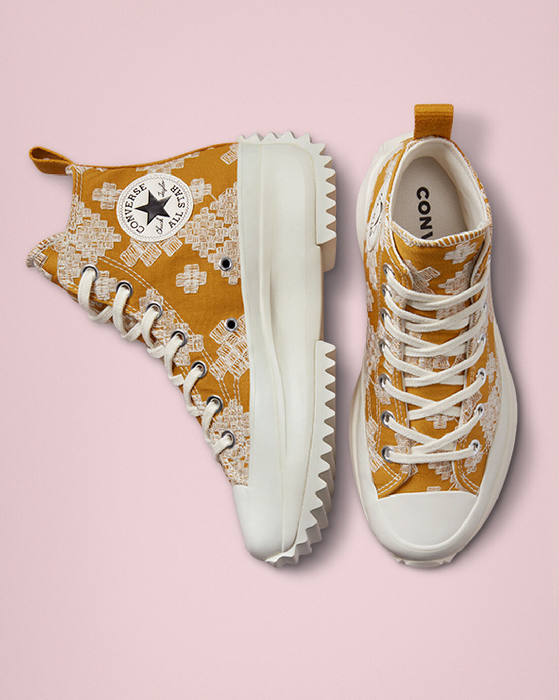 Women's Converse Run Star Hike High Top Sneakers Gold | Australia-23640