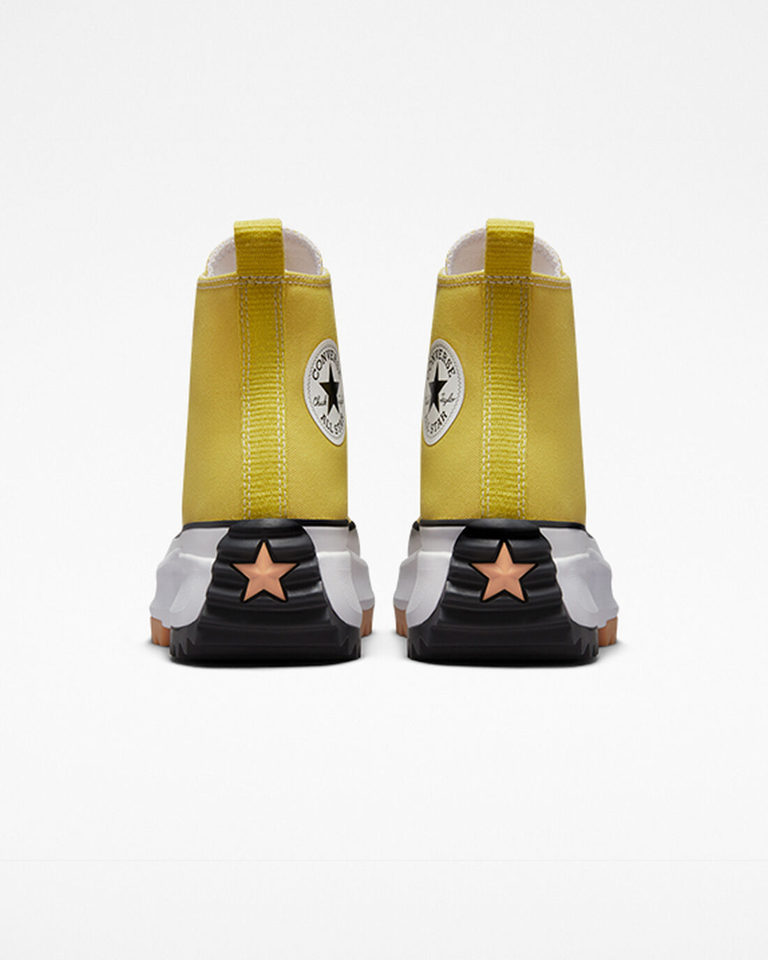 Women's Converse Run Star Hike High Top Sneakers Lemon/Black/White | Australia-38502