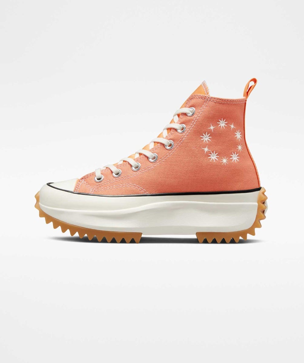 Women's Converse Run Star Hike High Top Sneakers Orange | Australia-56371