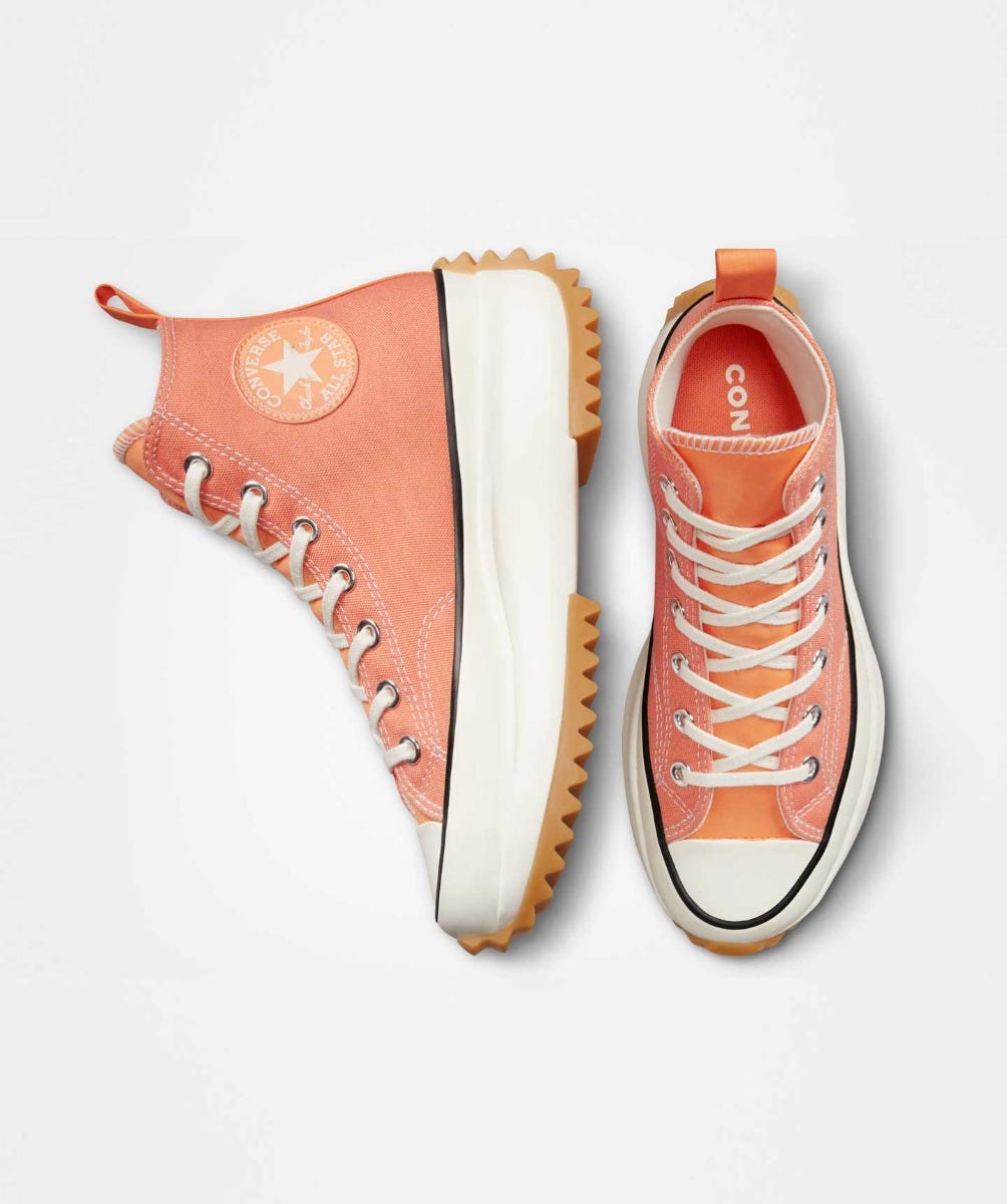 Women's Converse Run Star Hike High Top Sneakers Orange | Australia-56371