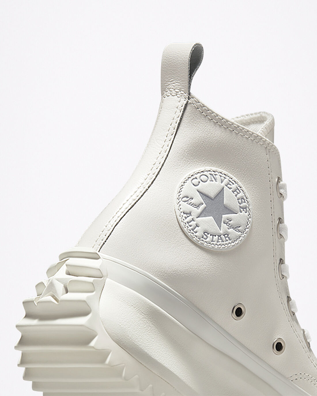 Women's Converse Run Star Hike High Top Sneakers White/Silver | Australia-67589