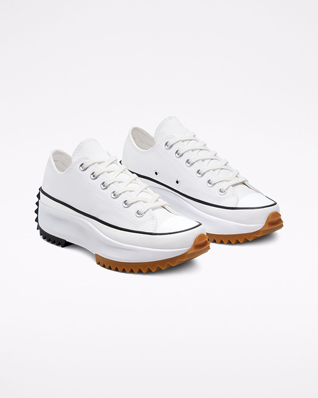 Women's Converse Run Star Hike Sneakers White/Black | Australia-93802