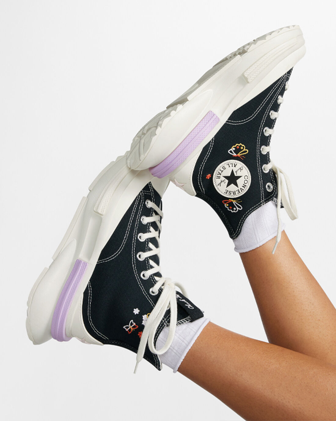 Women's Converse Run Star Legacy CX High Top Sneakers Black | Australia-52406