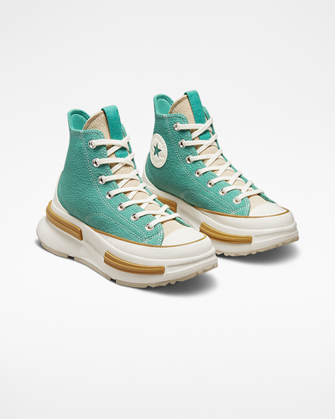 Women's Converse Run Star Legacy CX Textured High Top Shoes Green | Australia-21689