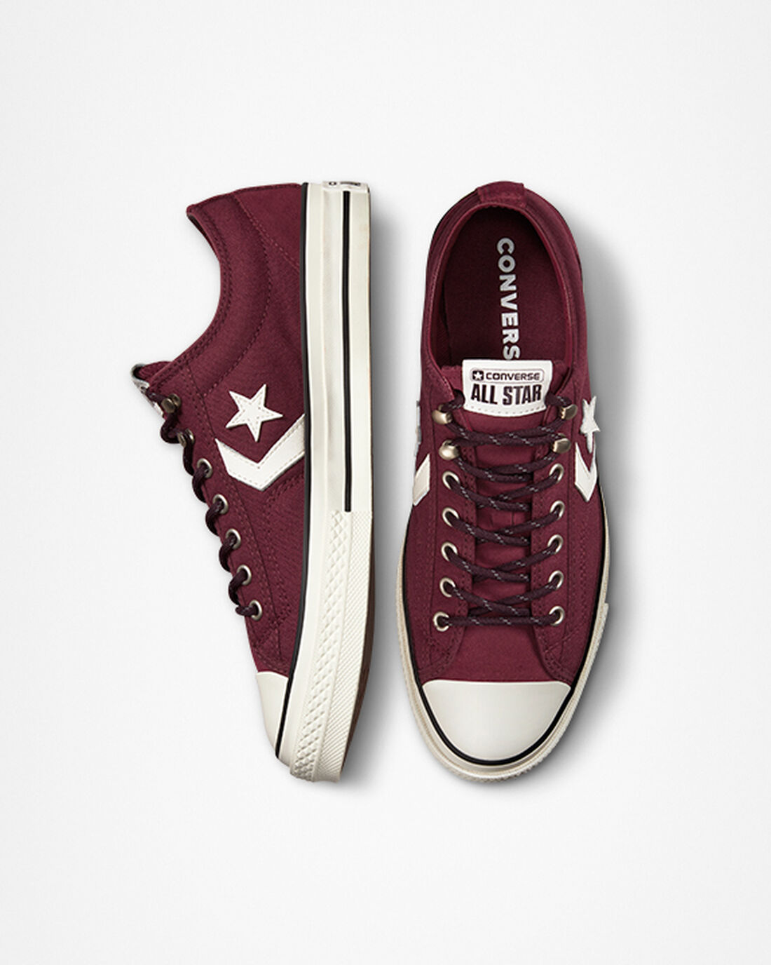 Women's Converse Star Player 76 Retro Hike Sneakers Deep Burgundy/Black | Australia-68053