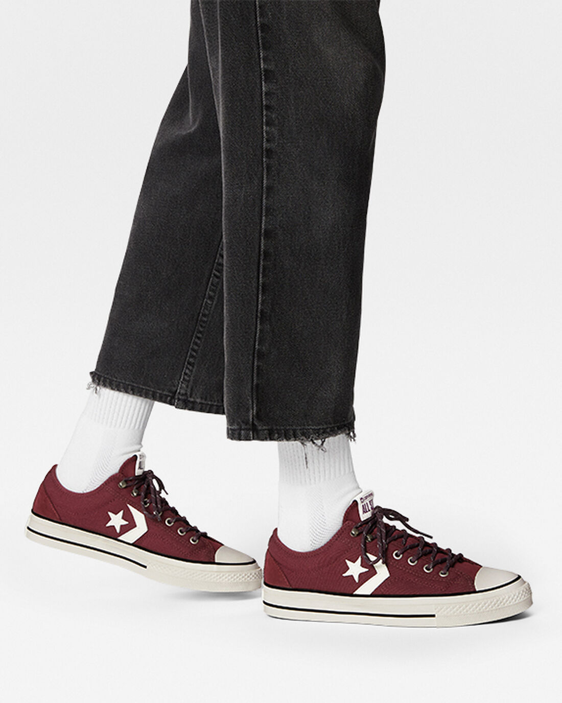 Women's Converse Star Player 76 Retro Hike Sneakers Deep Burgundy/Black | Australia-68053