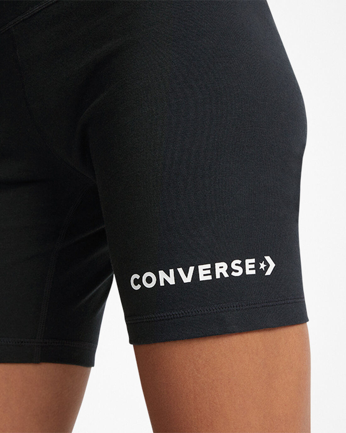 Women's Converse Wordmark Bike Shorts Black | Australia-30164