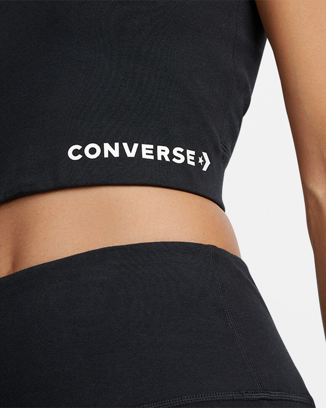 Women's Converse Wordmark Bra Top Sports Bras Black | Australia-20749