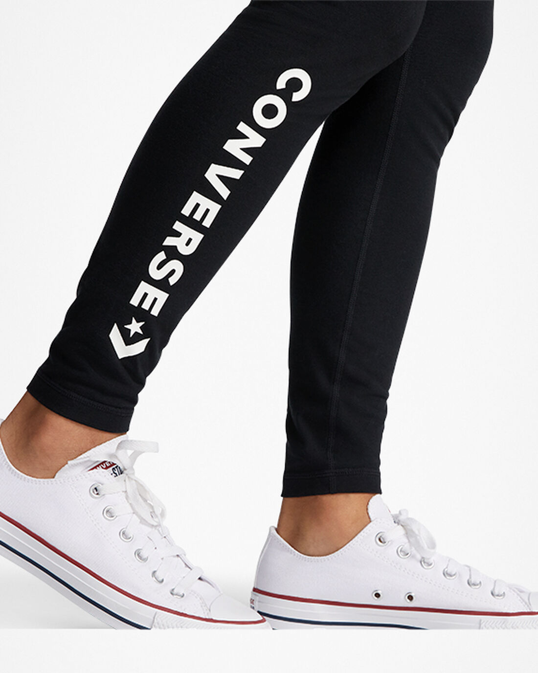 Women's Converse Wordmark Legging Pants Black | Australia-61593