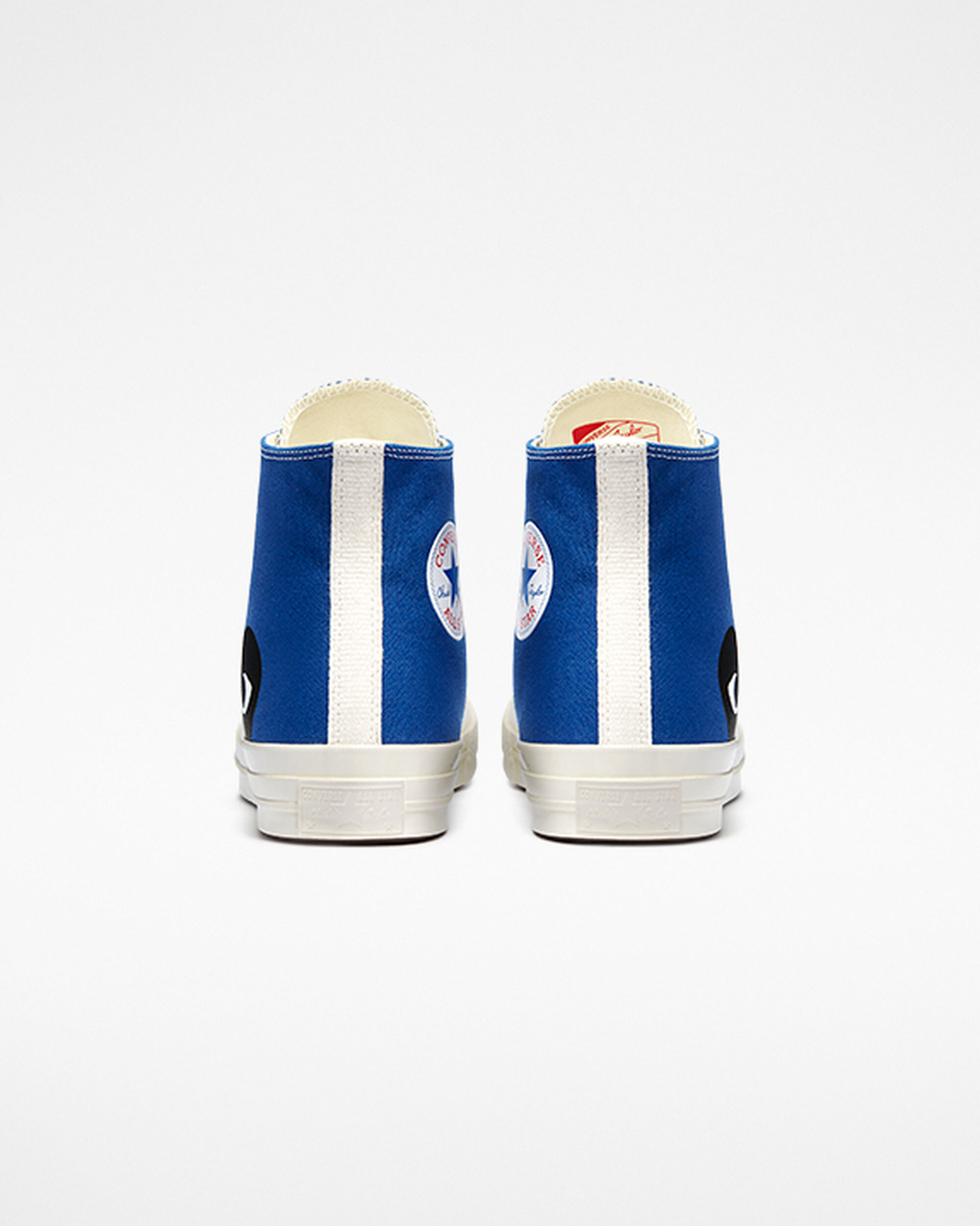 Women's Converse x Comme des Garçons PLAY Chuck 70 High Top Sneakers Blue/Black | Australia-84673