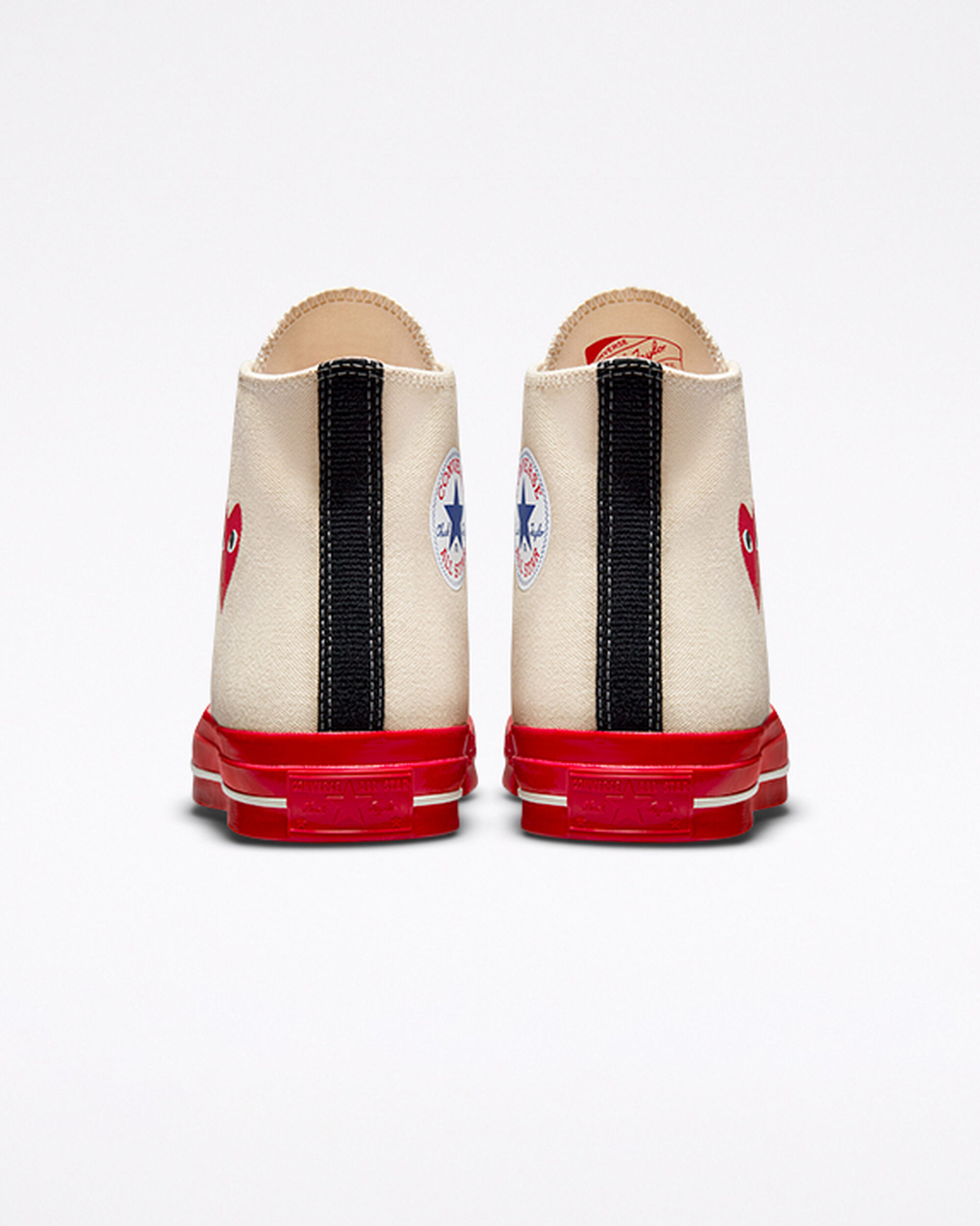 Women's Converse x Comme des Garçons PLAY Chuck 70 High Top Sneakers Red | Australia-86450