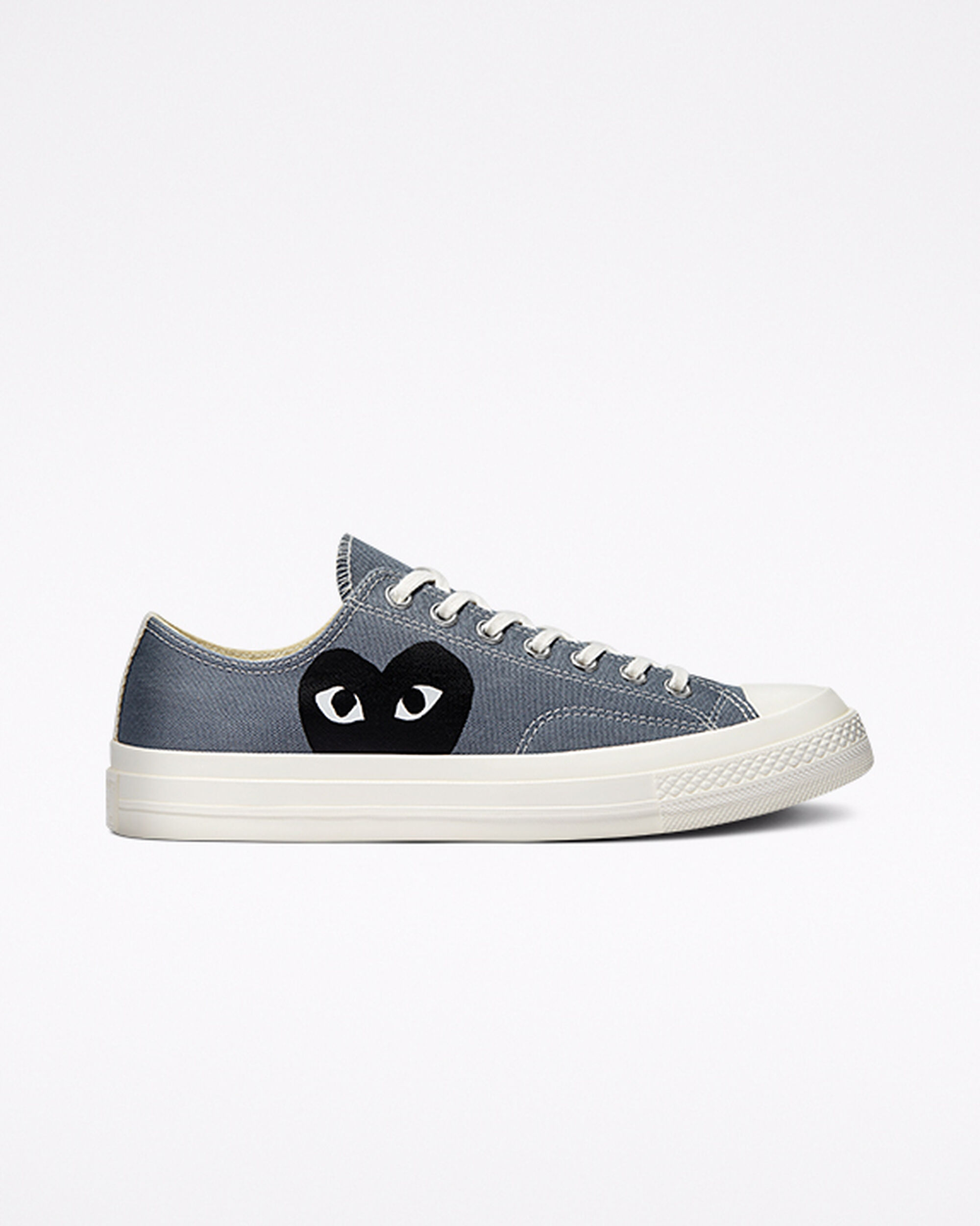 Women\'s Converse x Comme des Garçons PLAY Chuck 70 Sneakers Grey/Black | Australia-90524