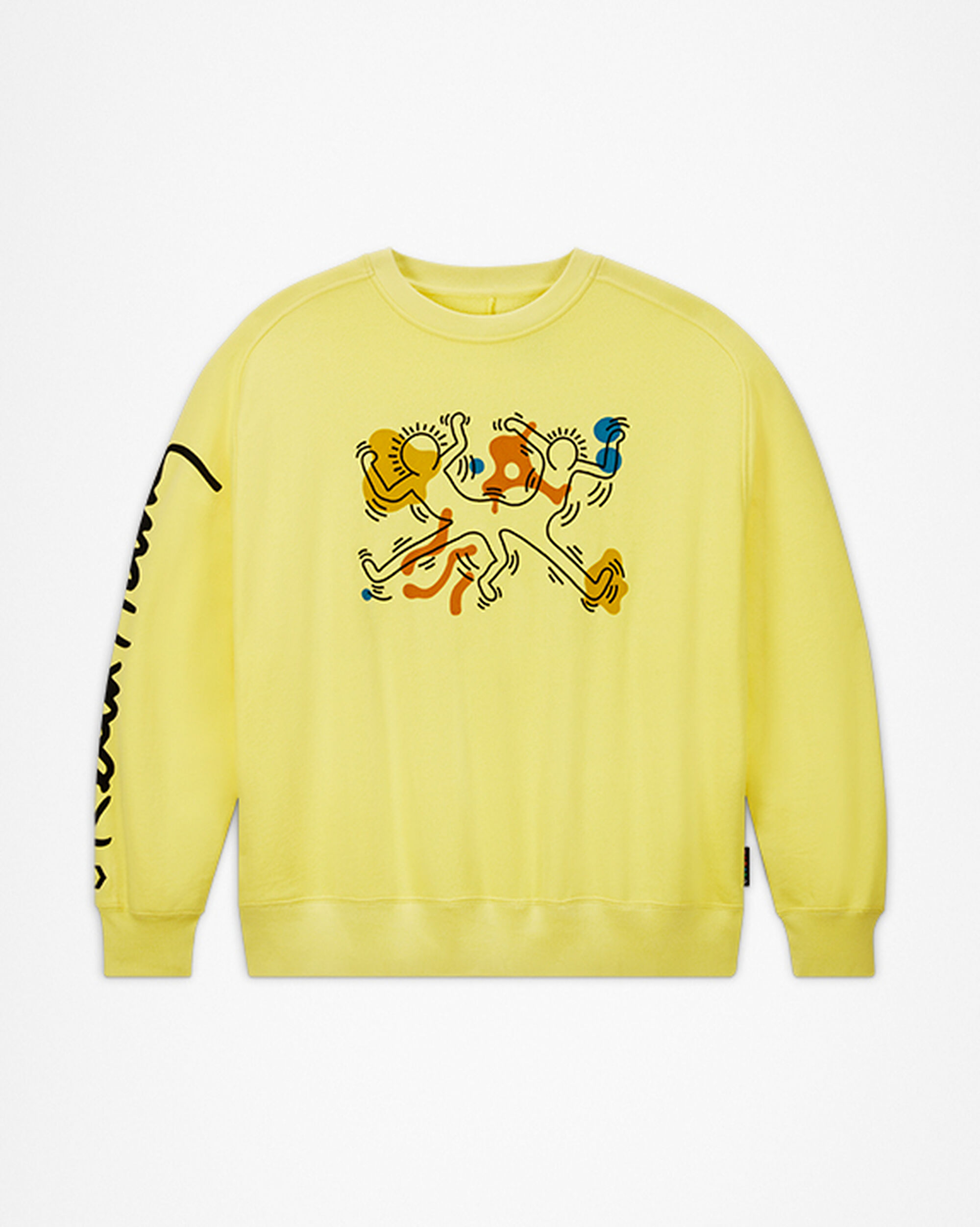 Women\'s Converse x Keith Haring Shapes Sweatshirts Yellow | Australia-92741